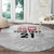 Poland Rugby Custom Round Carpet Biało-czerwoni The White and Reds Sporty Pattern