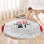 Poland Rugby Custom Round Carpet Biało-czerwoni The White and Reds Sporty Pattern