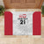 Poland Rugby Custom Rubber Doormat Biało-czerwoni The White and Reds Sporty Pattern - Wonder Print Shop