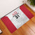 Poland Rugby Custom Rubber Doormat Biało-czerwoni The White and Reds Sporty Pattern - Wonder Print Shop