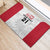 Poland Rugby Custom Rubber Doormat Biało-czerwoni The White and Reds Sporty Pattern - Wonder Print Shop