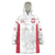 Poland Rugby Custom Wearable Blanket Hoodie Biało-czerwoni The White and Reds Sporty Pattern