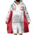 Poland Rugby Custom Wearable Blanket Hoodie Biało-czerwoni The White and Reds Sporty Pattern