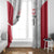 Poland Rugby Custom Window Curtain Biało-czerwoni The White and Reds Sporty Pattern - Wonder Print Shop