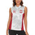 Poland Rugby Custom Women Sleeveless Polo Shirt Biało-czerwoni The White and Reds Sporty Pattern - Wonder Print Shop