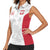 Poland Rugby Custom Women Sleeveless Polo Shirt Biało-czerwoni The White and Reds Sporty Pattern - Wonder Print Shop