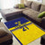 Sweden Rugby Custom Area Rug Three Crowns of Sweden Blue Pattern LT9 - Wonder Print Shop