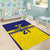 Sweden Rugby Custom Area Rug Three Crowns of Sweden Blue Pattern LT9 - Wonder Print Shop