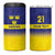 Sweden Rugby Custom 4 in 1 Can Cooler Tumbler Three Crowns of Sweden Blue Pattern LT9 - Wonder Print Shop