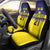 Sweden Rugby Custom Car Seat Cover Three Crowns of Sweden Blue Pattern LT9 - Wonder Print Shop