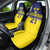 Sweden Rugby Custom Car Seat Cover Three Crowns of Sweden Blue Pattern LT9 - Wonder Print Shop