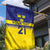 Sweden Rugby Custom Garden Flag Three Crowns of Sweden Blue Pattern - Wonder Print Shop