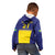 Sweden Rugby Custom Kid Hoodie Three Crowns of Sweden Blue Pattern - Wonder Print Shop