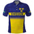 Sweden Rugby Custom Polo Shirt Three Crowns of Sweden Blue Pattern - Wonder Print Shop