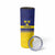 Sweden Rugby Custom Skinny Tumbler Three Crowns of Sweden Blue Pattern