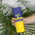 Sweden Rugby Custom Skinny Tumbler Three Crowns of Sweden Blue Pattern