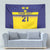 Sweden Rugby Custom Tapestry Three Crowns of Sweden Blue Pattern - Wonder Print Shop