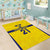 Sweden Rugby Custom Area Rug Three Crowns of Sweden Gold Pattern LT9 - Wonder Print Shop