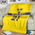 Sweden Rugby Custom Blanket Three Crowns of Sweden Gold Pattern