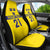 Sweden Rugby Custom Car Seat Cover Three Crowns of Sweden Gold Pattern LT9 - Wonder Print Shop