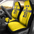 Sweden Rugby Custom Car Seat Cover Three Crowns of Sweden Gold Pattern LT9 - Wonder Print Shop