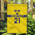 Sweden Rugby Custom Garden Flag Three Crowns of Sweden Gold Pattern - Wonder Print Shop