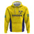 Sweden Rugby Custom Hoodie Three Crowns of Sweden Gold Pattern - Wonder Print Shop