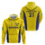 Sweden Rugby Custom Hoodie Three Crowns of Sweden Gold Pattern - Wonder Print Shop