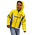 Sweden Rugby Custom Kid Hoodie Three Crowns of Sweden Gold Pattern - Wonder Print Shop