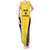 Sweden Rugby Custom Tank Maxi Dress Three Crowns of Sweden Gold Pattern