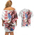 Personalized United States Rugby Couples Matching Off Shoulder Short Dress and Hawaiian Shirt American Bald Eagle LT9 - Wonder Print Shop