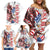 Personalized United States Rugby Family Matching Off Shoulder Short Dress and Hawaiian Shirt American Bald Eagle LT9 - Wonder Print Shop