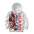 Personalized United States Rugby Kid Hoodie American Bald Eagle - Wonder Print Shop