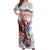 Personalized United States Rugby Off Shoulder Maxi Dress American Bald Eagle - Wonder Print Shop