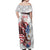 Personalized United States Rugby Off Shoulder Maxi Dress American Bald Eagle - Wonder Print Shop