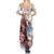 Personalized United States Rugby Summer Maxi Dress American Bald Eagle