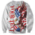 Personalized United States Rugby Sweatshirt American Bald Eagle