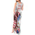 Personalized United States Rugby Tank Maxi Dress American Bald Eagle