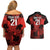 Custom Canada Rugby Couples Matching Off Shoulder Short Dress and Hawaiian Shirt Maple Leaf With Sporty Style LT9 - Wonder Print Shop