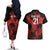 Custom Canada Rugby Couples Matching Off The Shoulder Long Sleeve Dress and Hawaiian Shirt Maple Leaf With Sporty Style LT9 - Wonder Print Shop