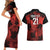 Custom Canada Rugby Couples Matching Short Sleeve Bodycon Dress and Hawaiian Shirt Maple Leaf With Sporty Style LT9 - Wonder Print Shop