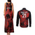 Custom Canada Rugby Couples Matching Tank Maxi Dress and Long Sleeve Button Shirt Maple Leaf With Sporty Style LT9 - Wonder Print Shop