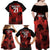 Custom Canada Rugby Family Matching Off Shoulder Maxi Dress and Hawaiian Shirt Maple Leaf With Sporty Style LT9 - Wonder Print Shop