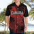 Custom Canada Rugby Hawaiian Shirt Maple Leaf With Sporty Style - Wonder Print Shop