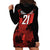 Custom Canada Rugby Hoodie Dress Maple Leaf With Sporty Style - Wonder Print Shop