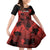 Custom Canada Rugby Kid Short Sleeve Dress Maple Leaf With Sporty Style - Wonder Print Shop