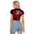 Custom Canada Rugby Raglan Cropped T Shirt Maple Leaf With Sporty Style