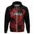 Custom Canada Rugby Zip Hoodie Maple Leaf With Sporty Style