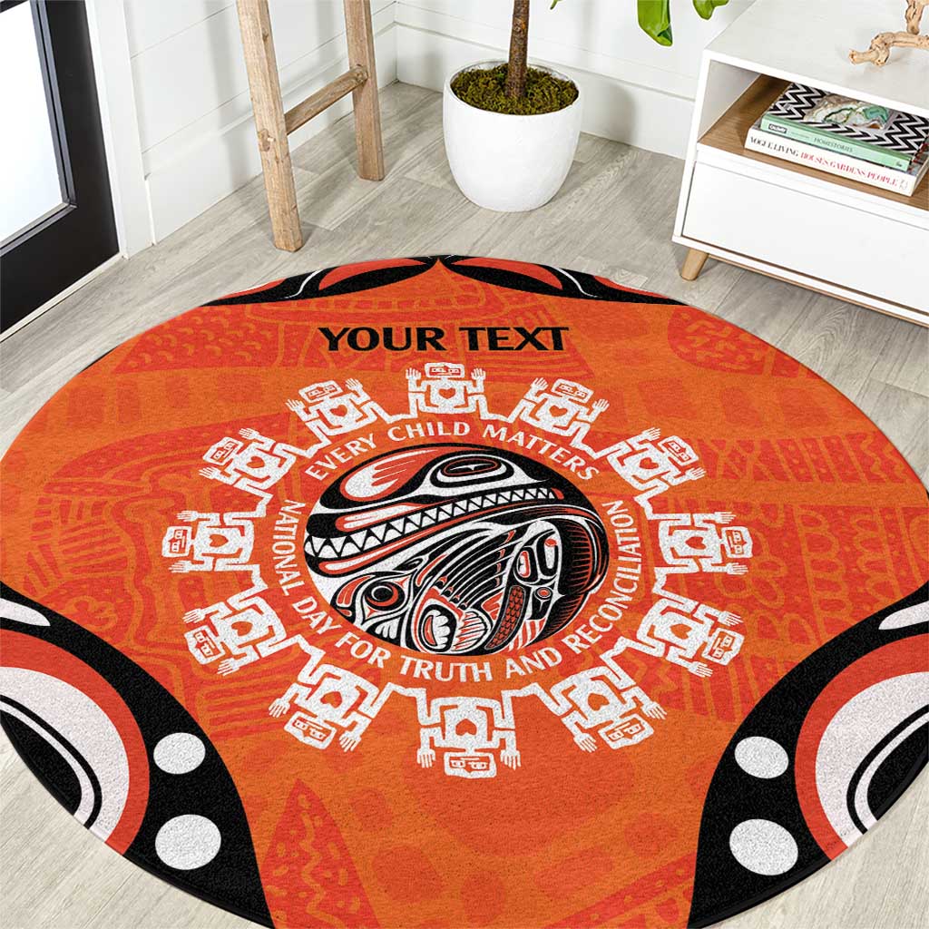 Awareness for Indigenous Orange Day Round Carpet Kindness and Equality - Wonder Print Shop