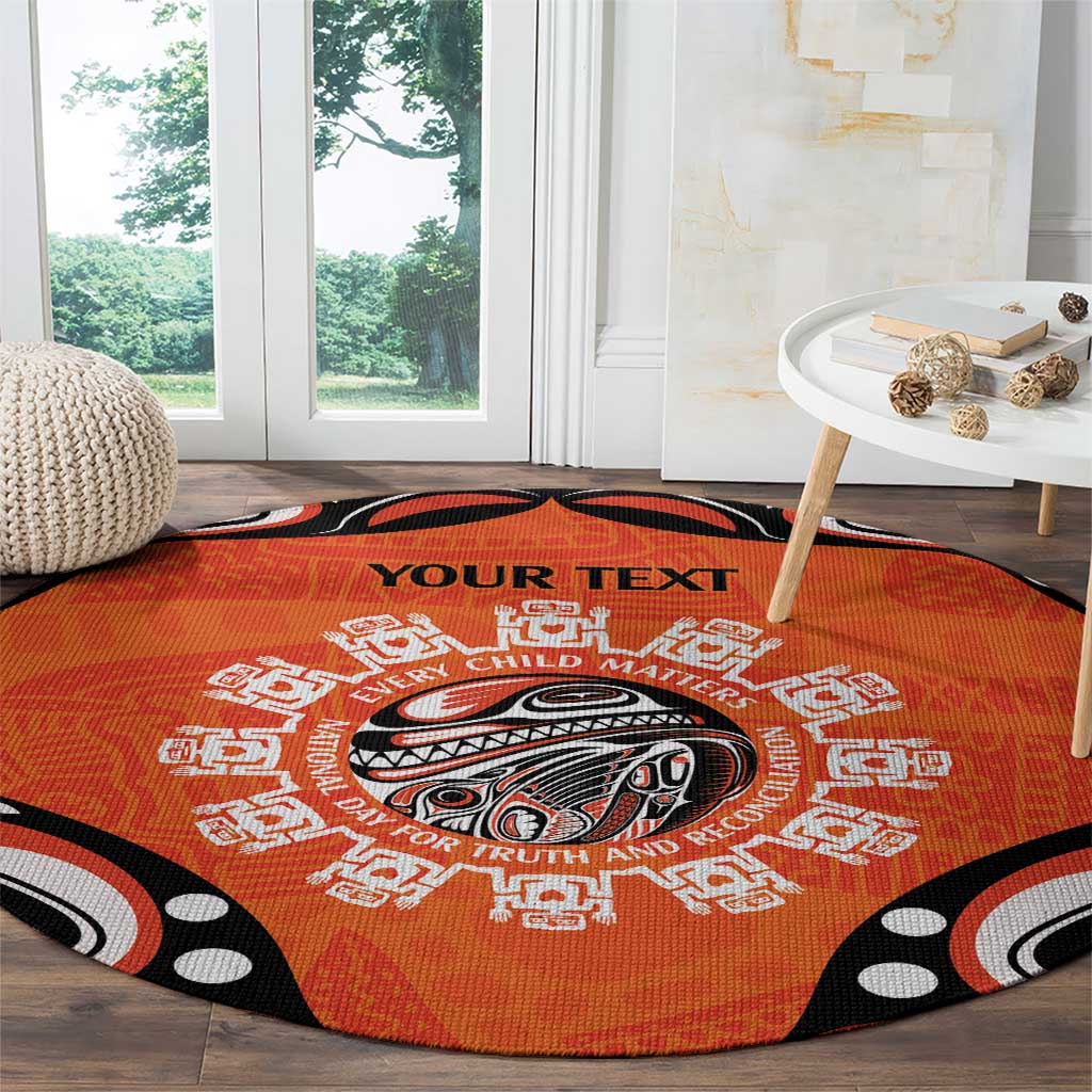 Awareness for Indigenous Orange Day Round Carpet Kindness and Equality - Wonder Print Shop
